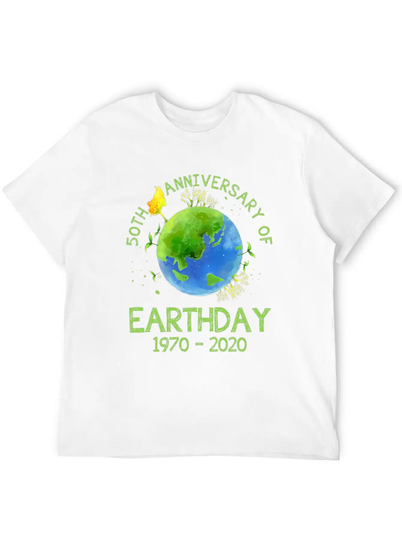 Earth Day 50th Anniversary 2020 T Shirt Unisex Casual T-Shirt – Clean Design For Daily Comfort