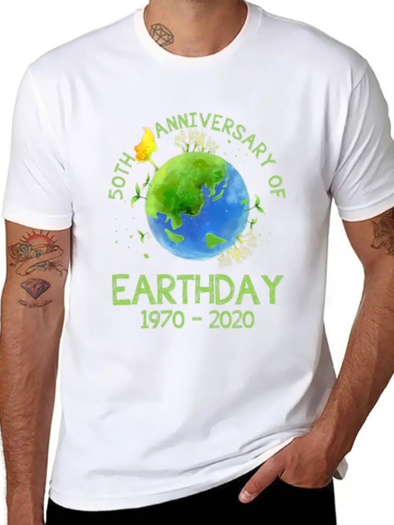 Earth Day 50th Anniversary 2020 T Shirt Unisex Casual T-Shirt – Clean Design For Daily Comfort