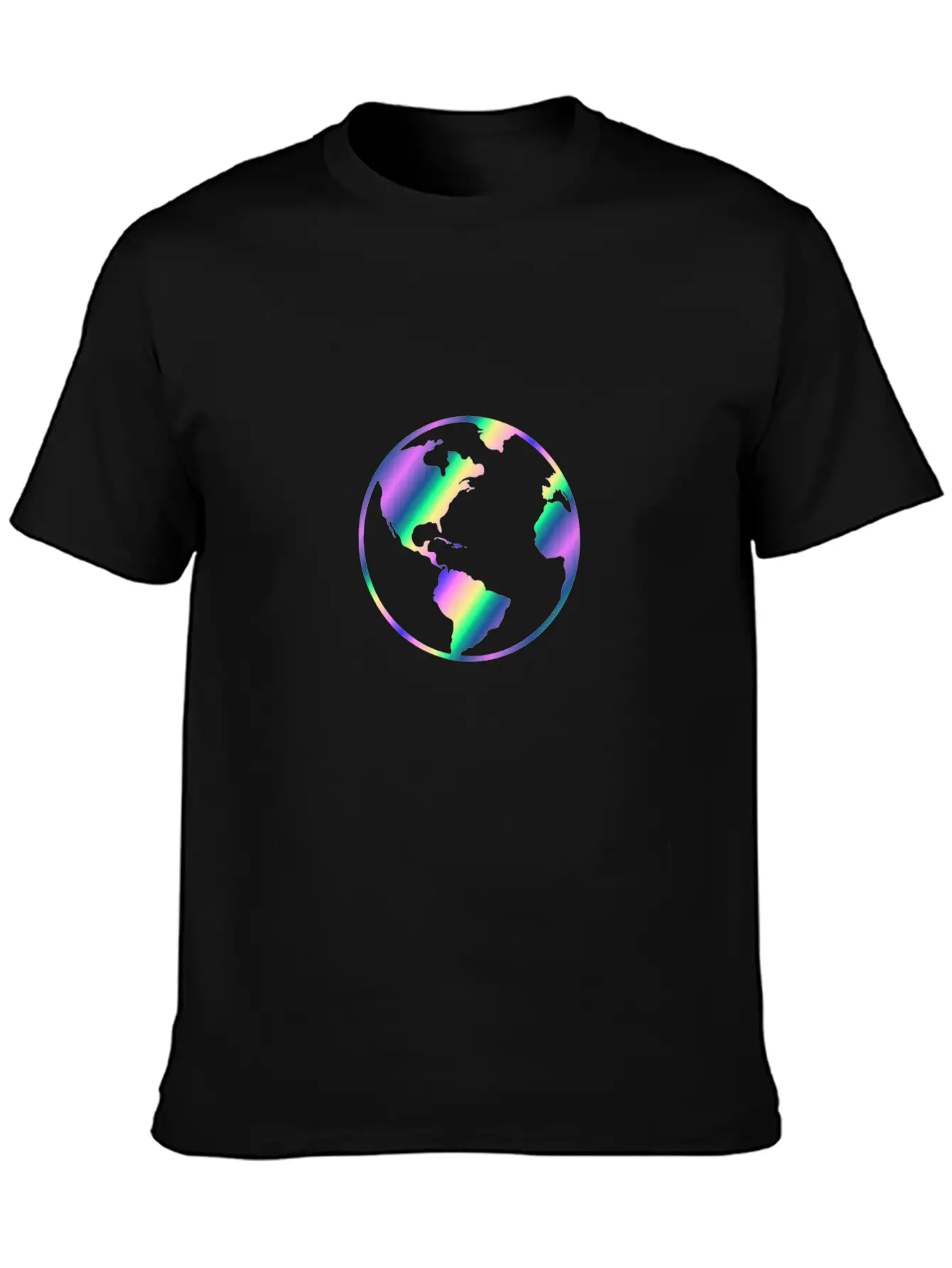 Earth Rainbow Stylish Everyday T-Shirt – Unisex Basic Cotton Tee