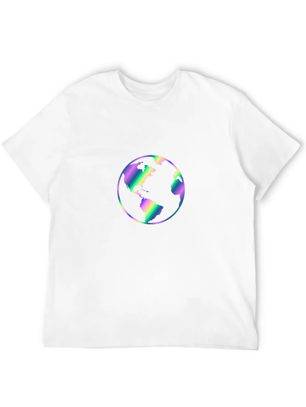 Earth Rainbow Stylish Everyday T-Shirt – Unisex Basic Cotton Tee