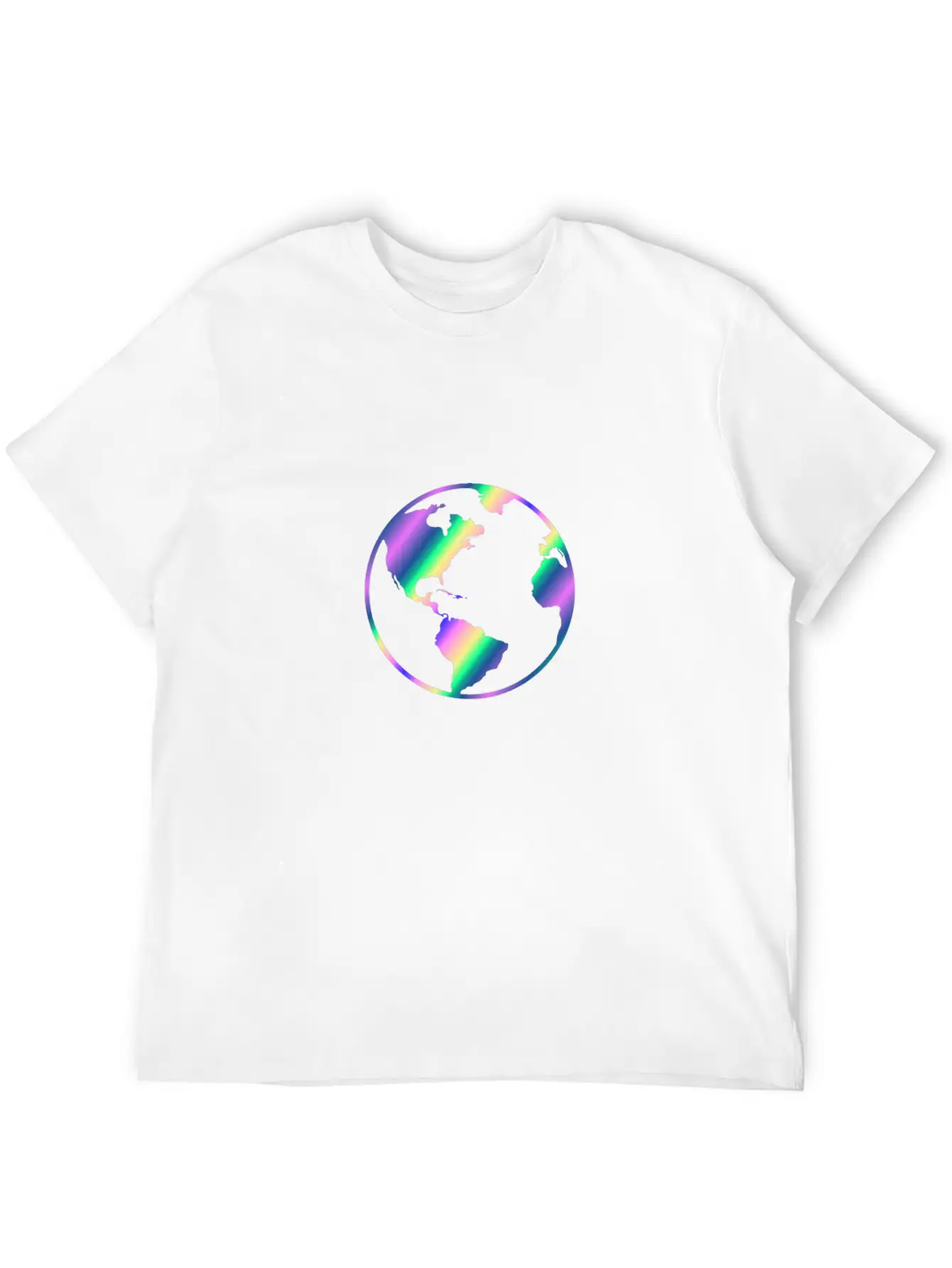 Earth Rainbow Stylish Everyday T-Shirt – Unisex Basic Cotton Tee