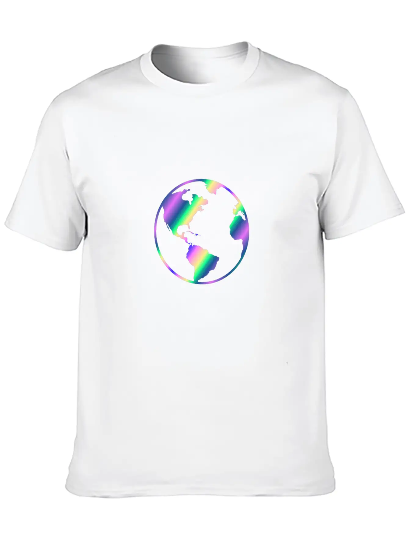 Earth Rainbow Stylish Everyday T-Shirt – Unisex Basic Cotton Tee
