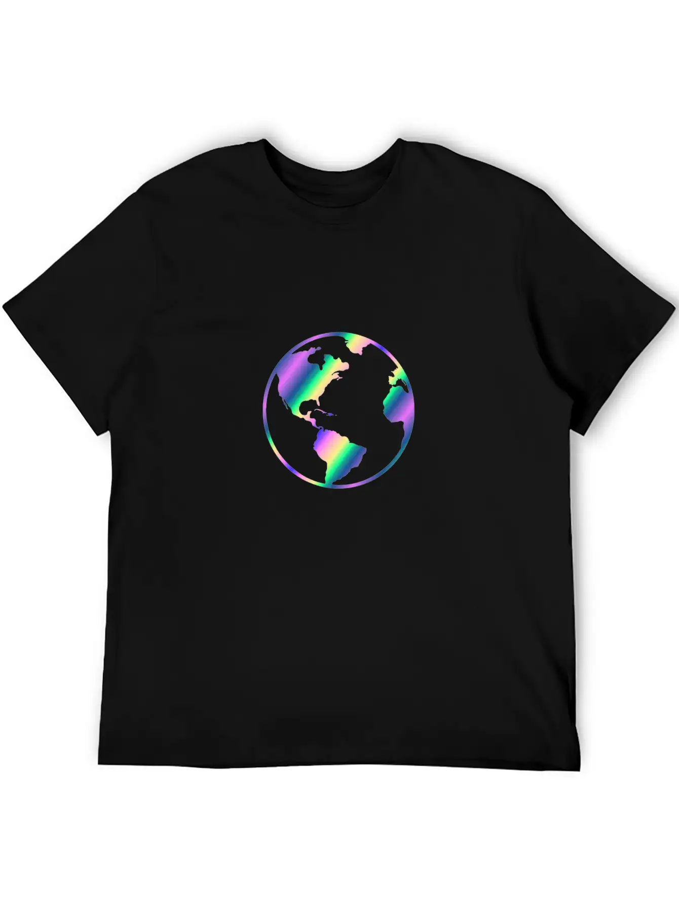 Earth Rainbow Stylish Everyday T-Shirt – Unisex Basic Cotton Tee