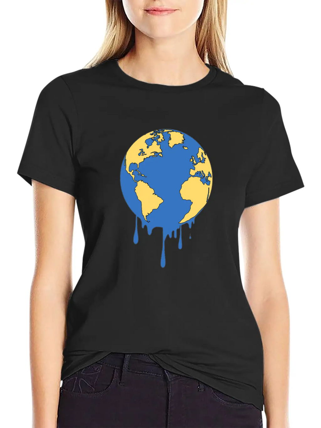 Earth Unisex Short Sleeve Soft Cotton T-Shirt – Casual Everyday Wear