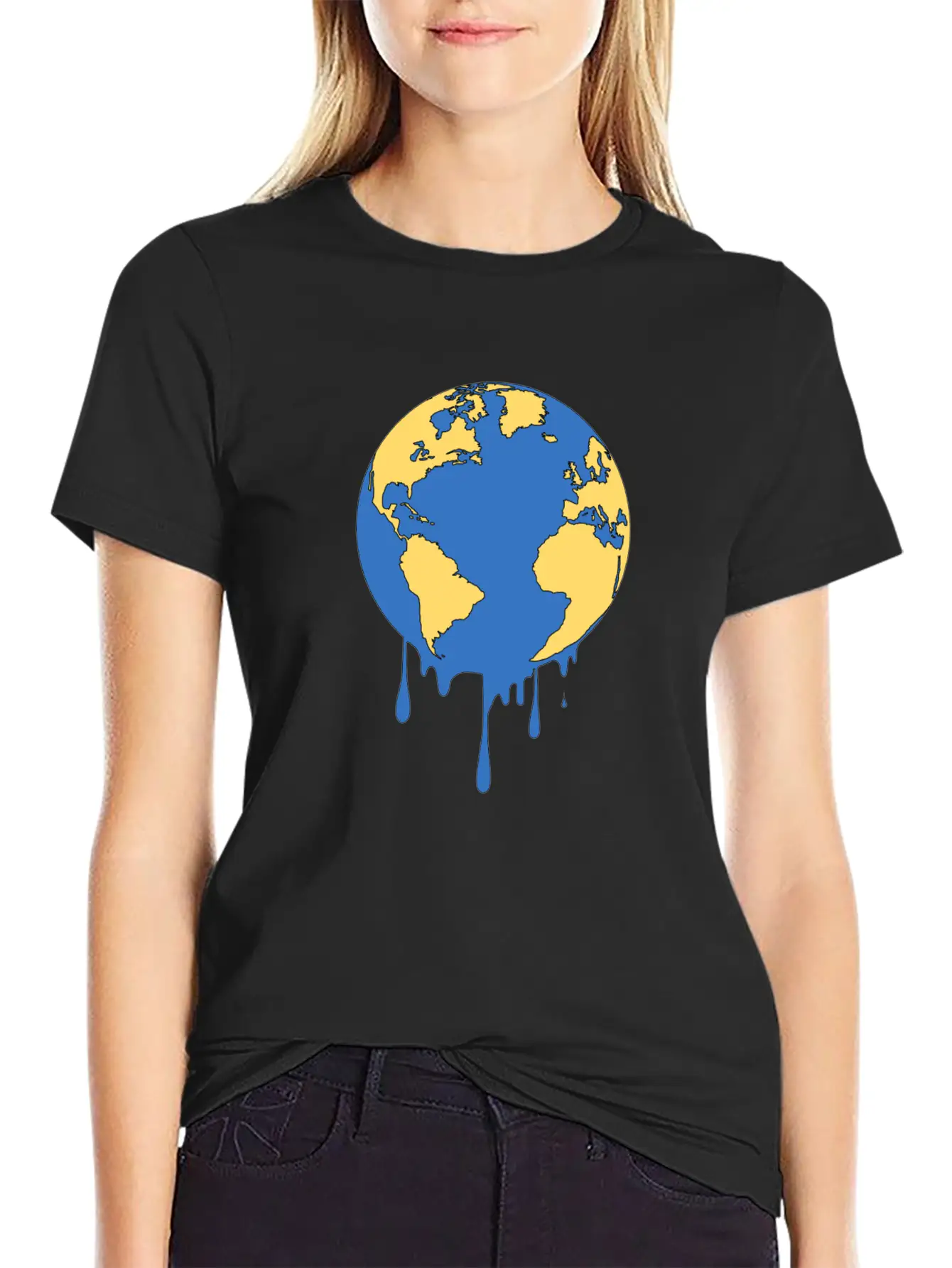 Earth Unisex Short Sleeve Soft Cotton T-Shirt – Casual Everyday Wear