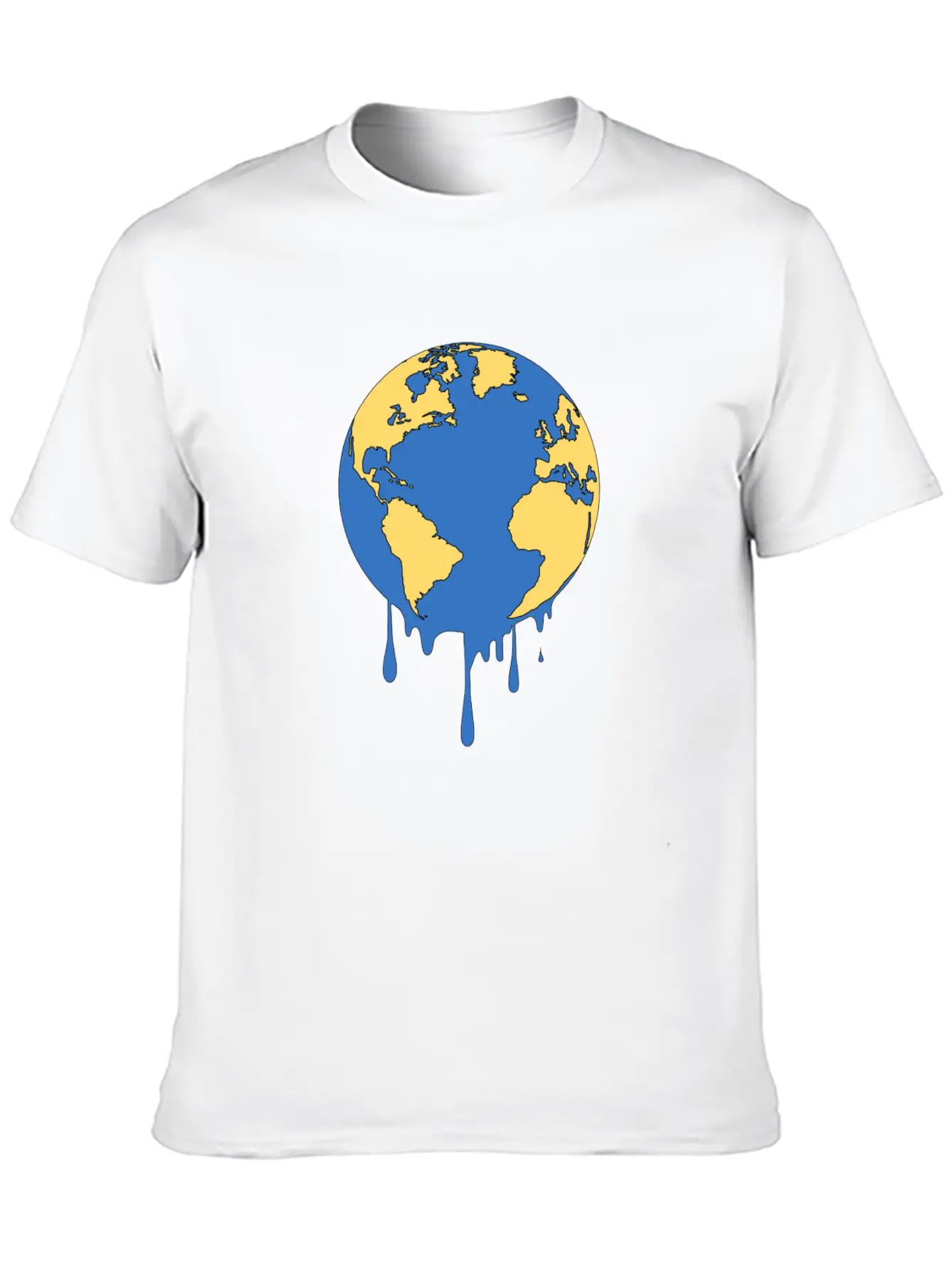 Earth Unisex Short Sleeve Soft Cotton T-Shirt – Casual Everyday Wear