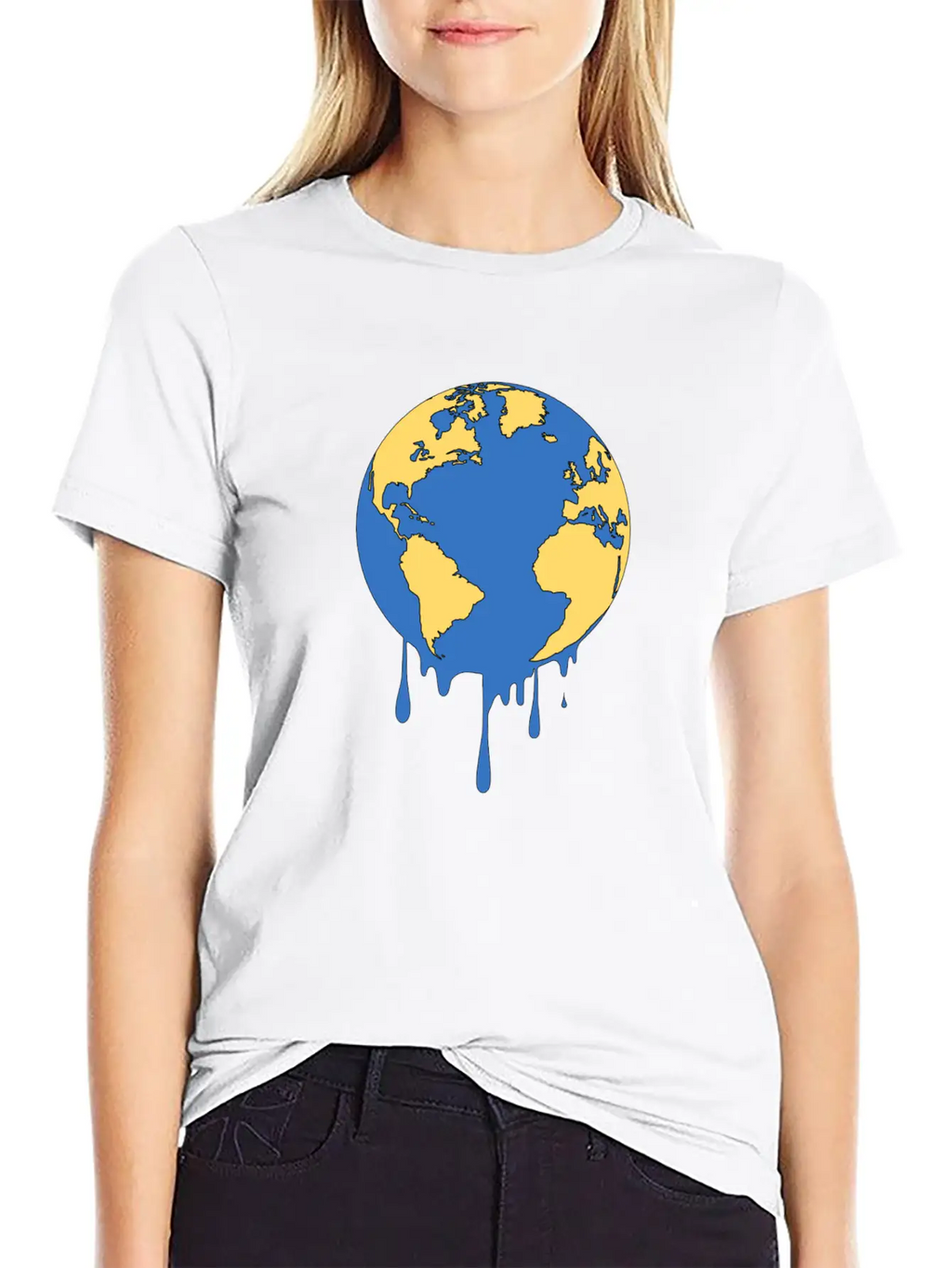Earth Unisex Short Sleeve Soft Cotton T-Shirt – Casual Everyday Wear