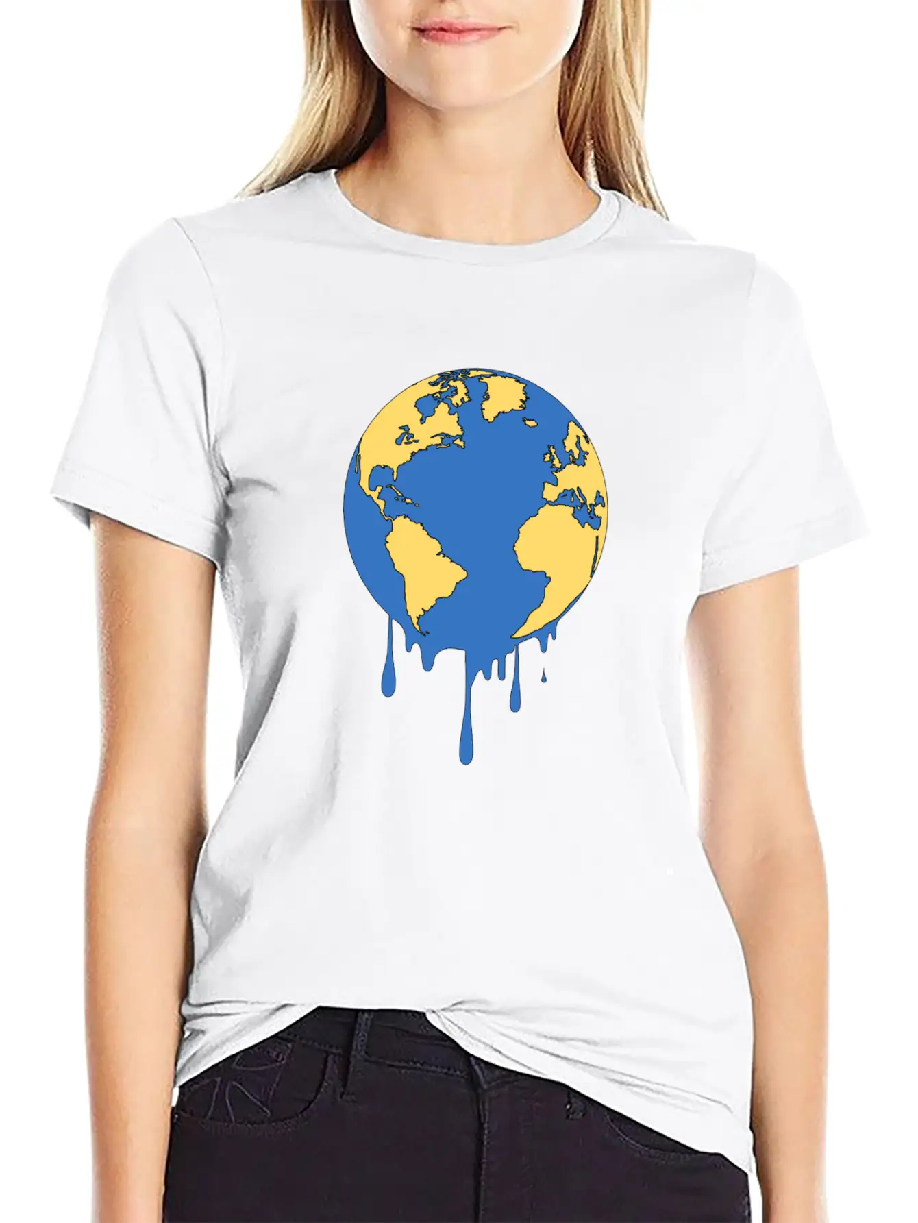 Earth Unisex Short Sleeve Soft Cotton T-Shirt – Casual Everyday Wear