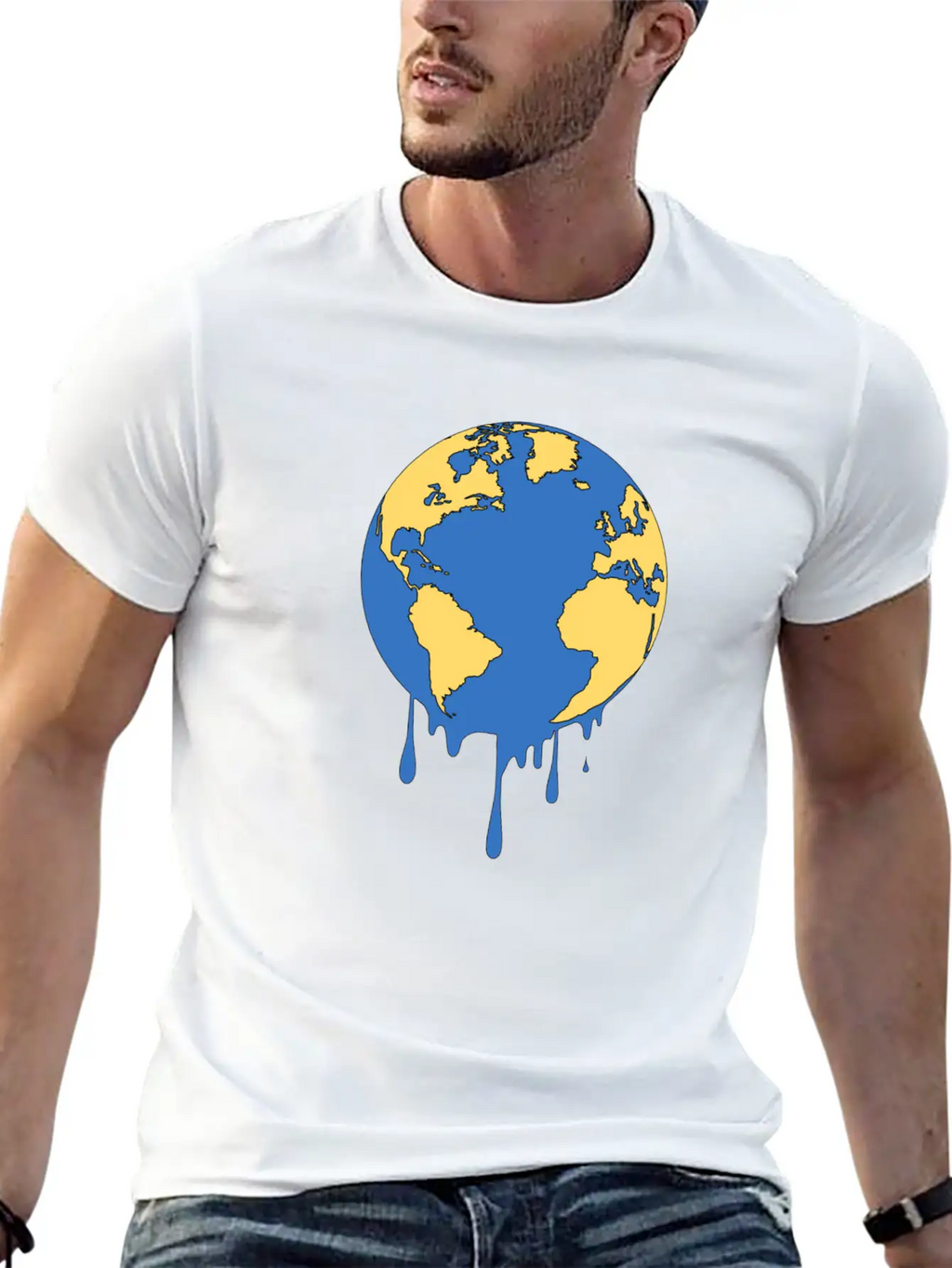 Earth Unisex Short Sleeve Soft Cotton T-Shirt – Casual Everyday Wear
