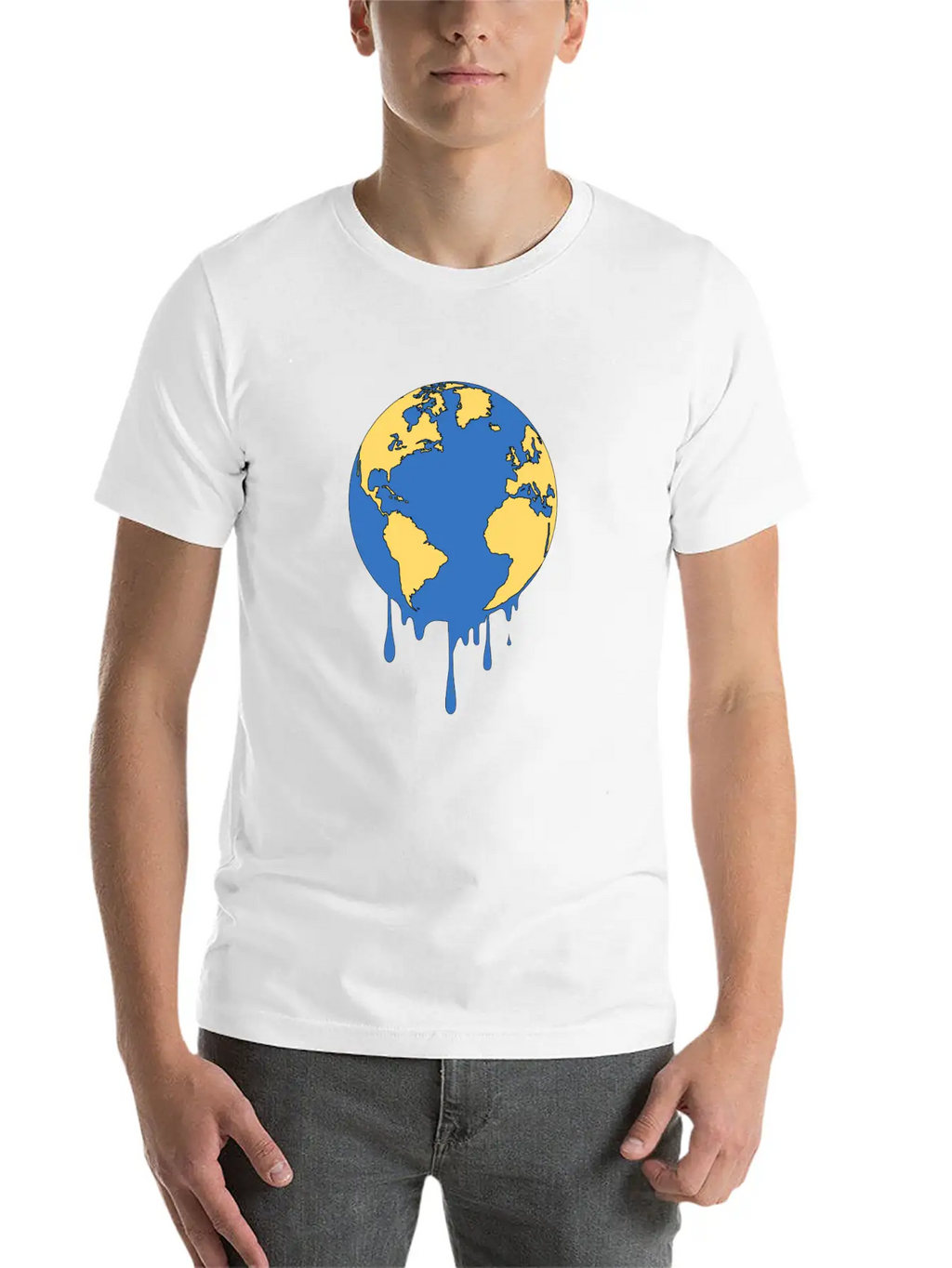 Earth Unisex Short Sleeve Soft Cotton T-Shirt – Casual Everyday Wear