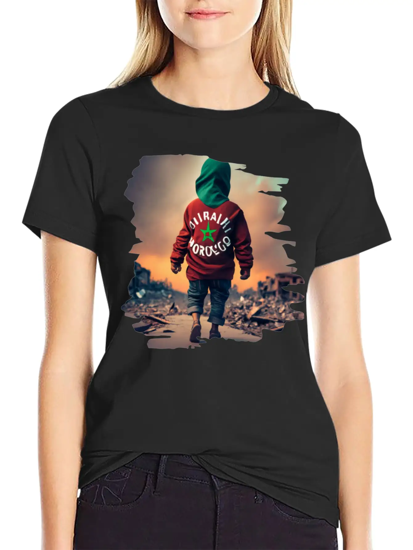Earthquake In Morocco,Together We Stand Unisex Casual T-Shirt – Clean Design For Daily Comfort