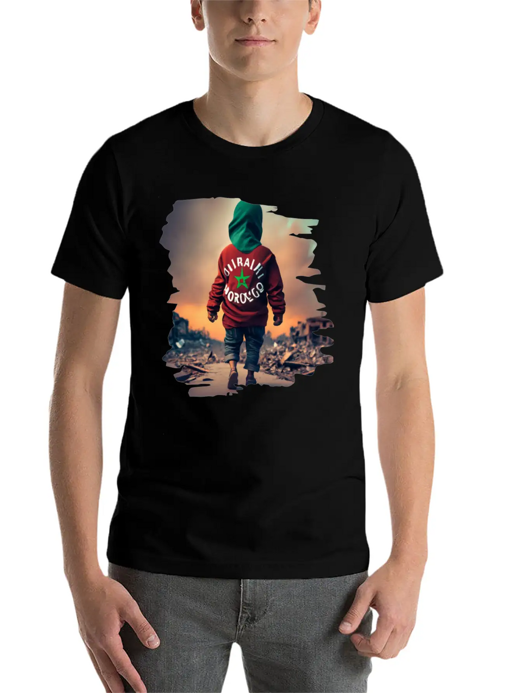 Earthquake In Morocco,Together We Stand Unisex Casual T-Shirt – Clean Design For Daily Comfort