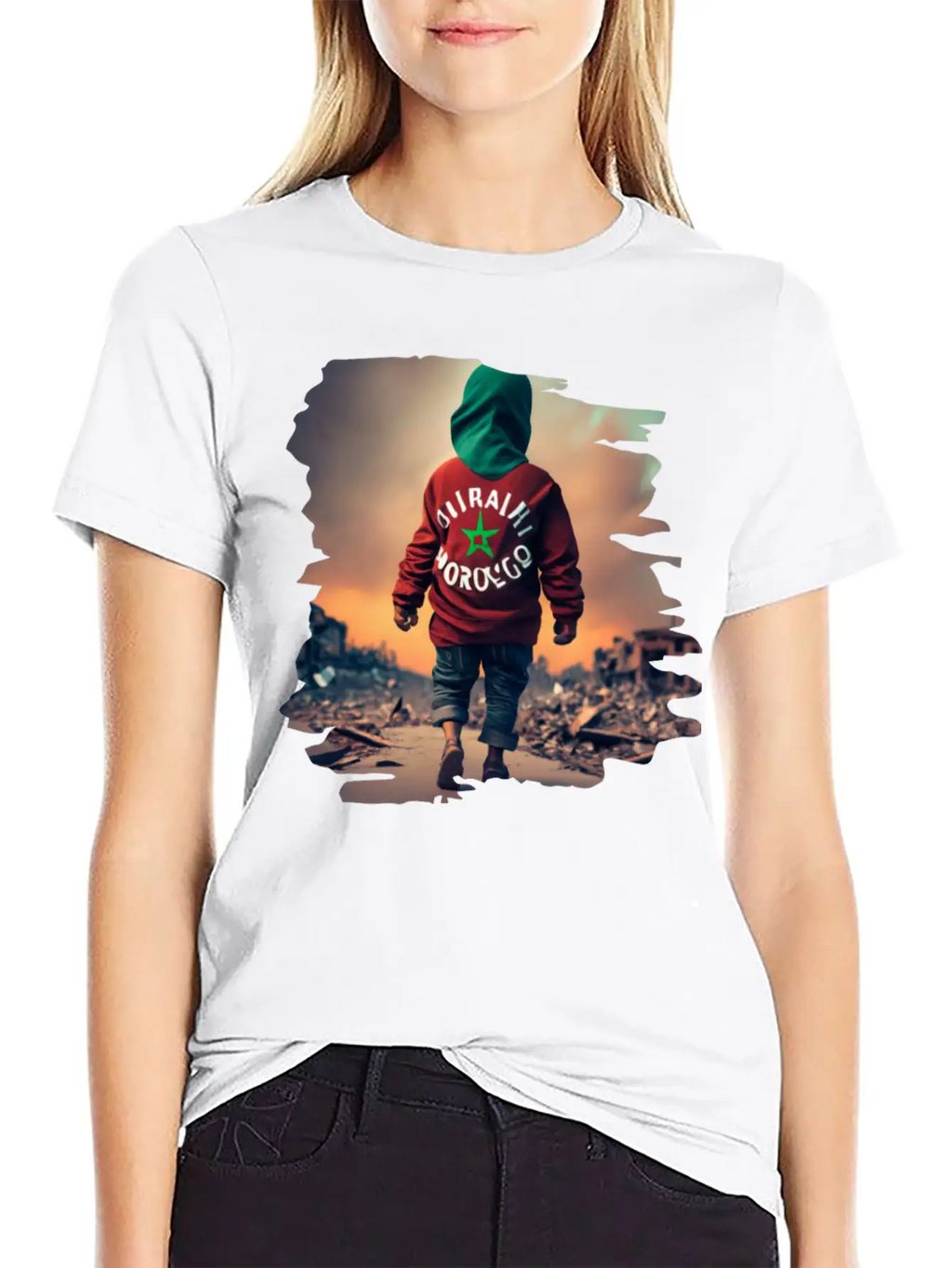 Earthquake In Morocco,Together We Stand Unisex Casual T-Shirt – Clean Design For Daily Comfort
