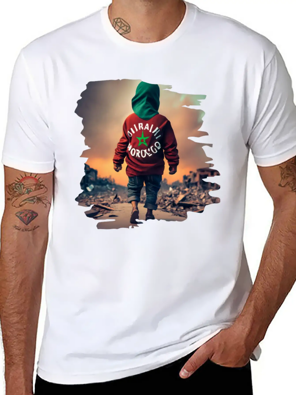 Earthquake In Morocco,Together We Stand Unisex Casual T-Shirt – Clean Design For Daily Comfort