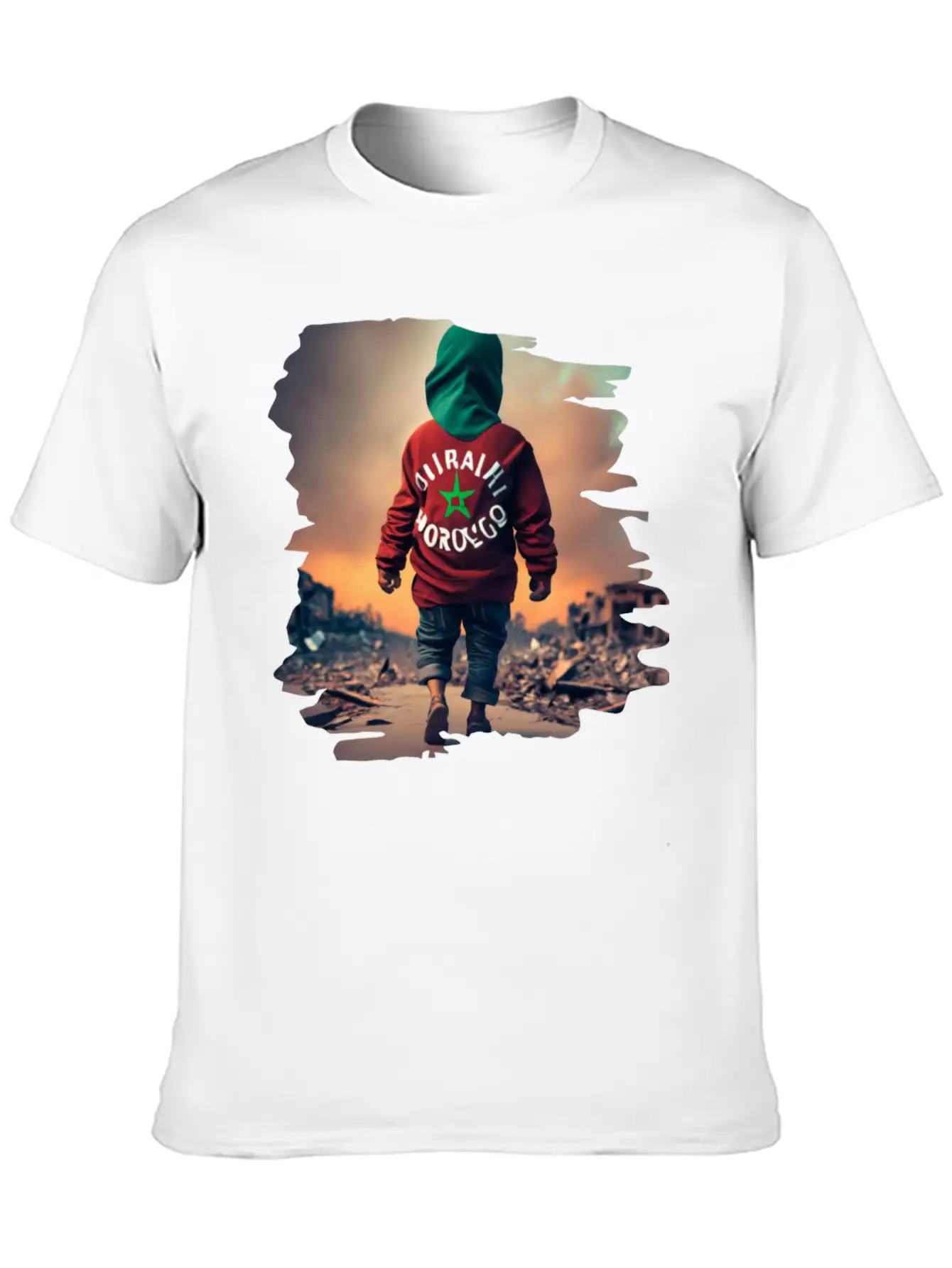 Earthquake In Morocco,Together We Stand Unisex Casual T-Shirt – Clean Design For Daily Comfort