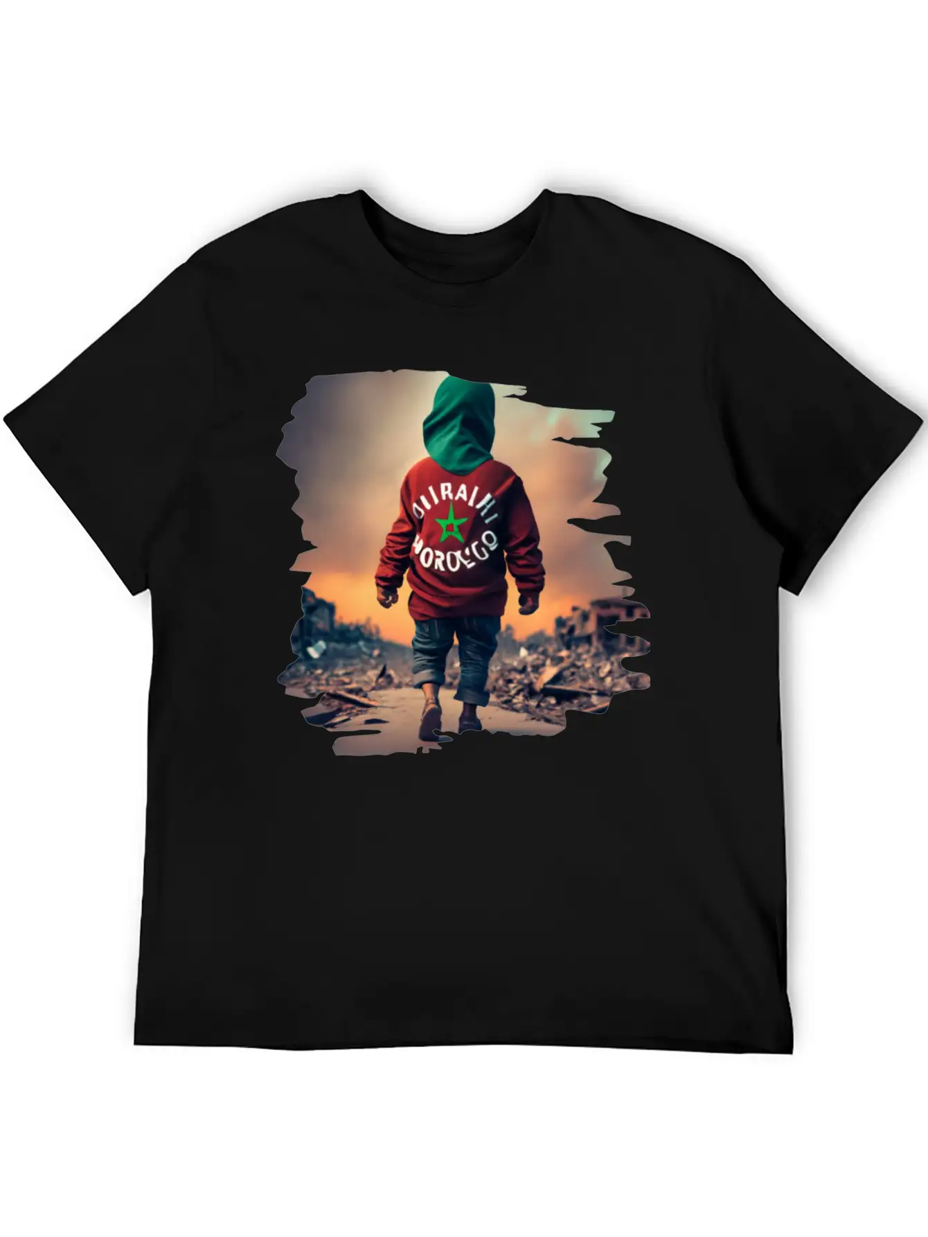 Earthquake In Morocco,Together We Stand Unisex Casual T-Shirt – Clean Design For Daily Comfort