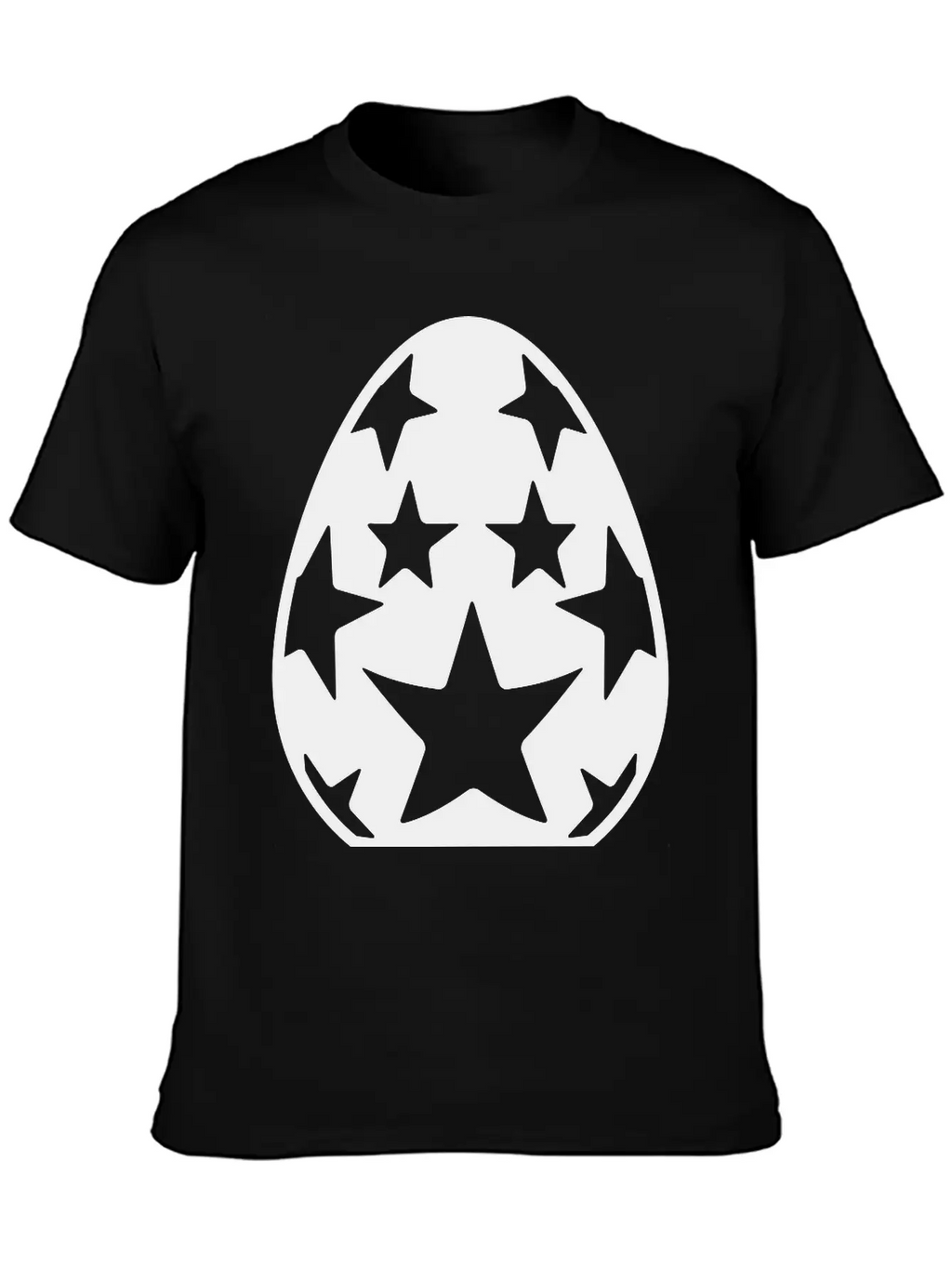 Easter Egg With Stars Unisex Casual T-Shirt – Clean Design For Daily Comfort