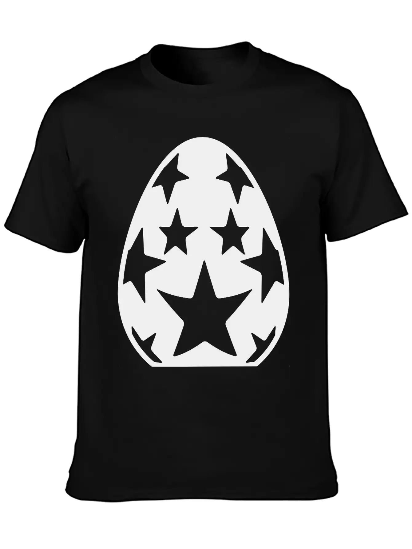 Easter Egg With Stars Unisex Casual T-Shirt – Clean Design For Daily Comfort