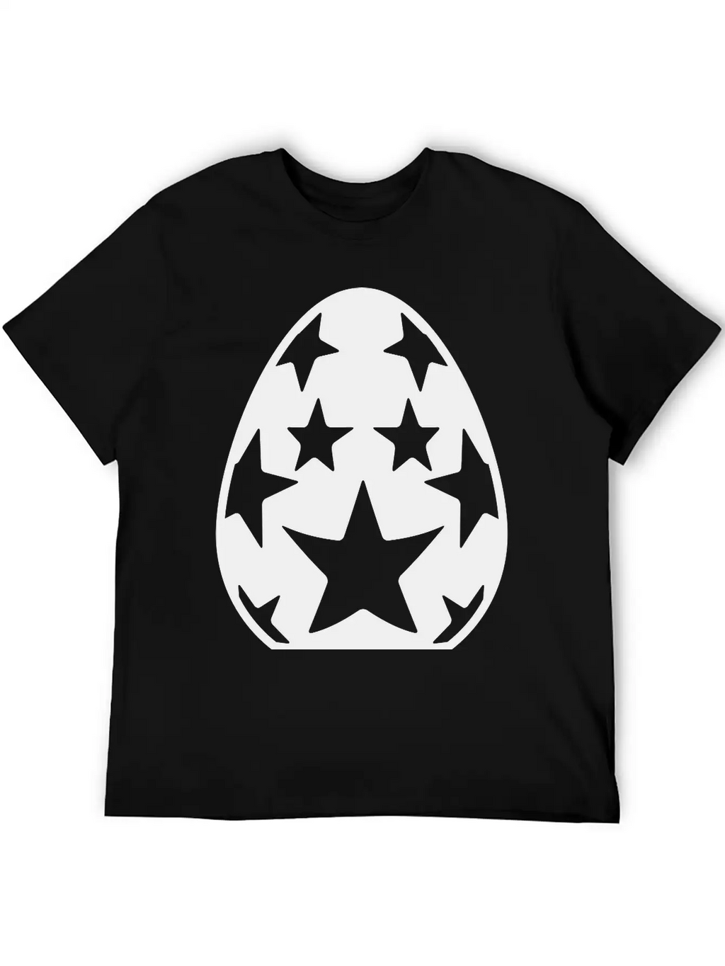 Easter Egg With Stars Unisex Casual T-Shirt – Clean Design For Daily Comfort