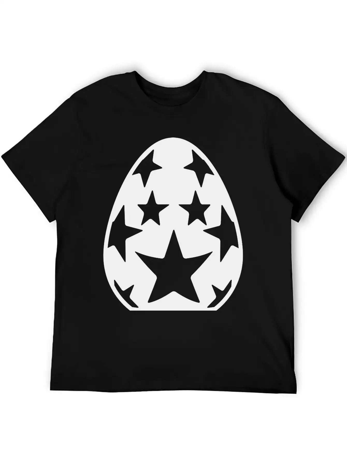 Easter Egg With Stars Unisex Casual T-Shirt – Clean Design For Daily Comfort