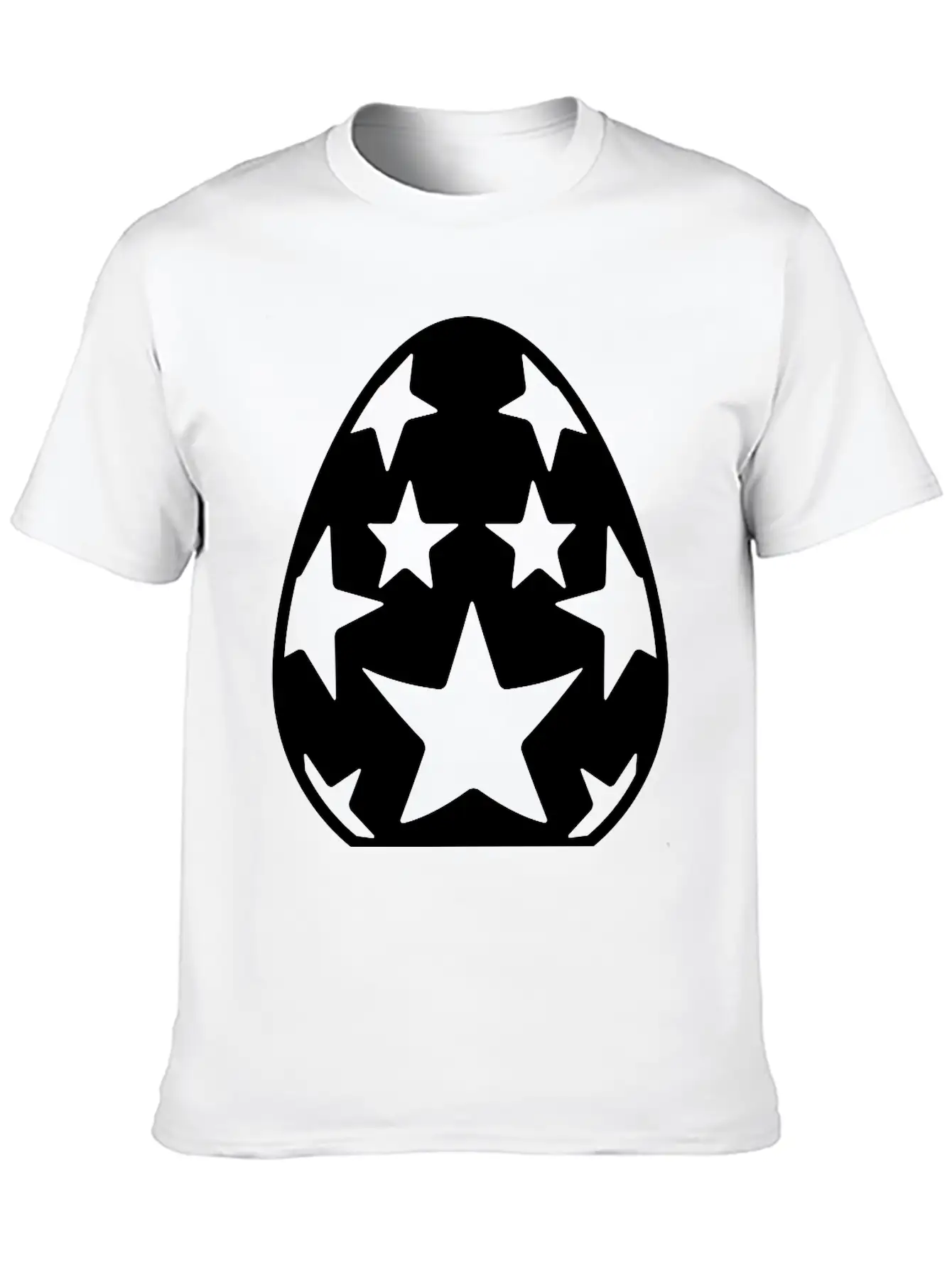 Easter Egg With Stars Unisex Casual T-Shirt – Clean Design For Daily Comfort