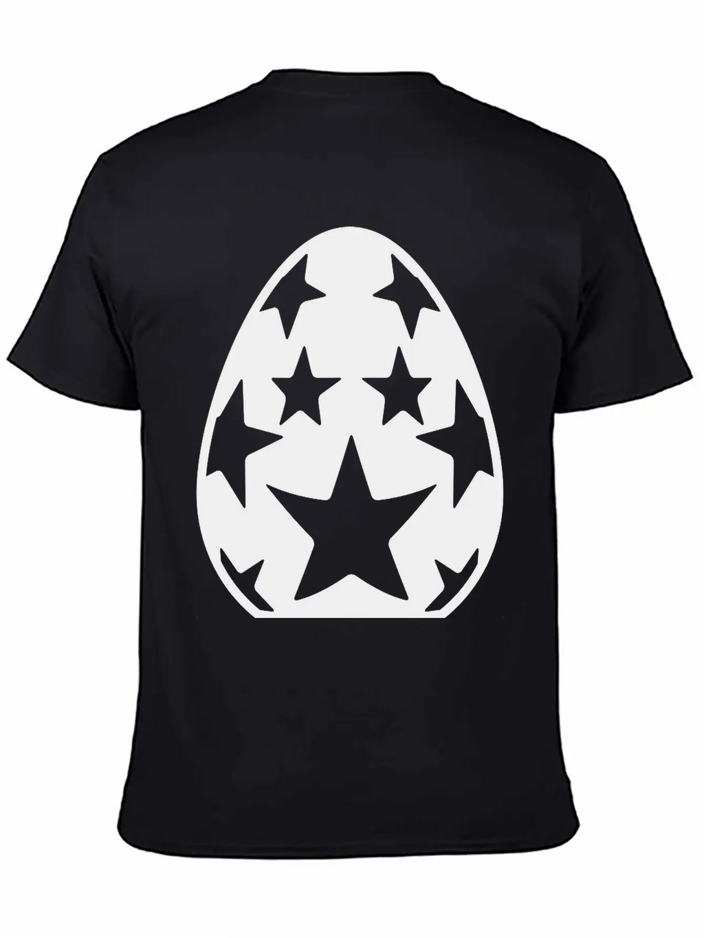Easter Egg With Stars Unisex Casual T-Shirt – Clean Design For Daily Comfort