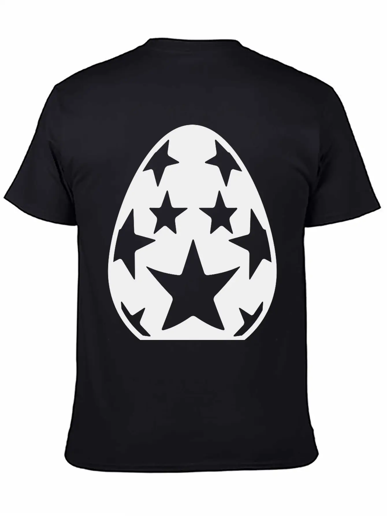 Easter Egg With Stars Unisex Casual T-Shirt – Clean Design For Daily Comfort