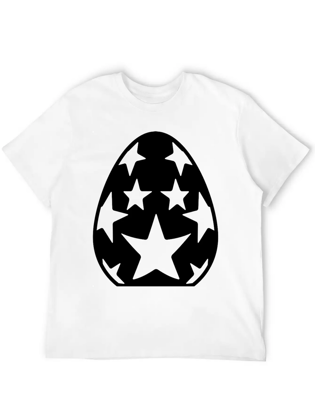 Easter Egg With Stars Unisex Casual T-Shirt – Clean Design For Daily Comfort