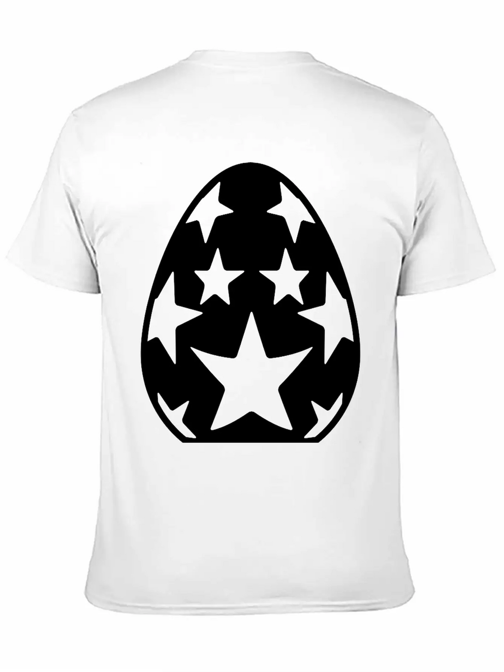 Easter Egg With Stars Unisex Casual T-Shirt – Clean Design For Daily Comfort
