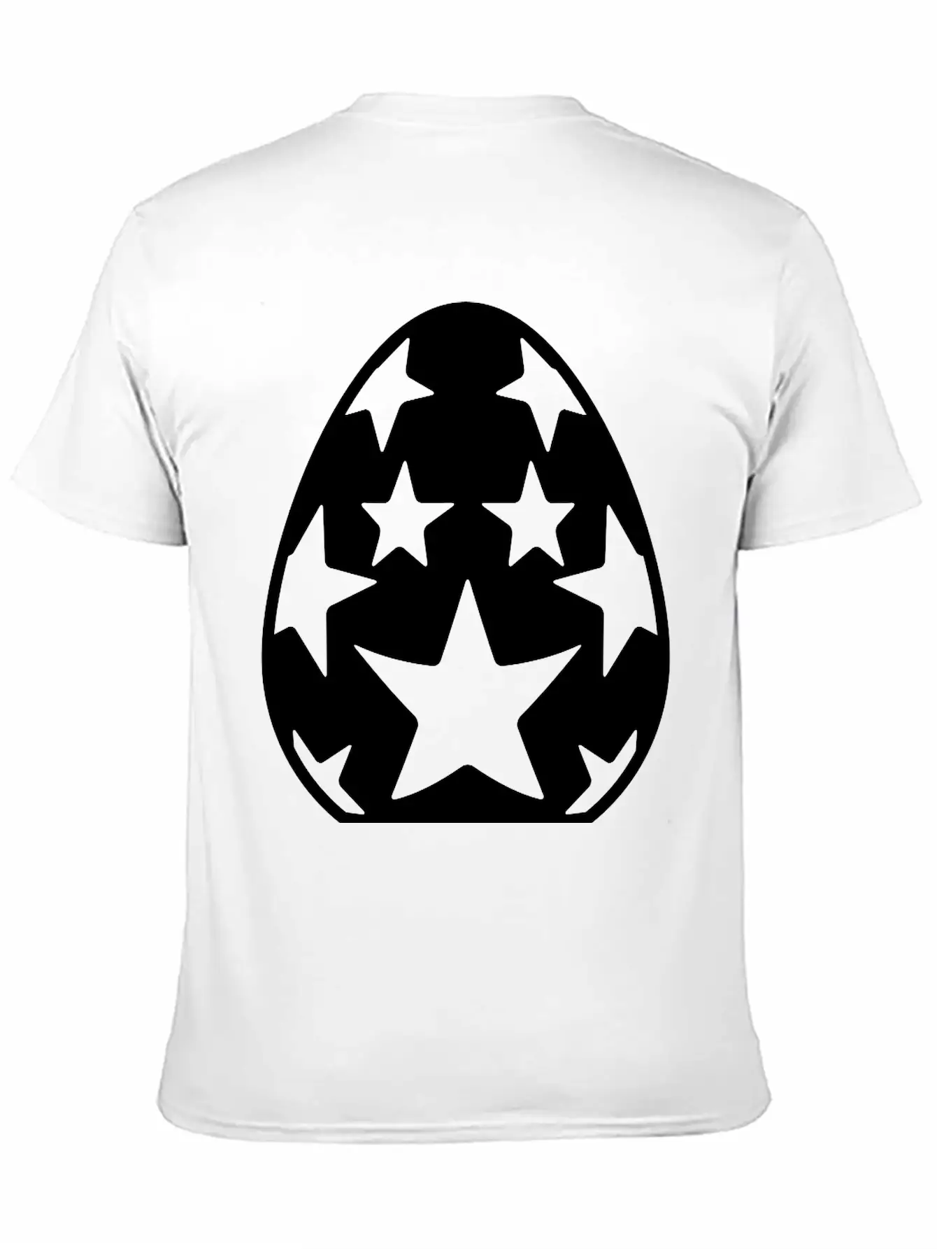 Easter Egg With Stars Unisex Casual T-Shirt – Clean Design For Daily Comfort