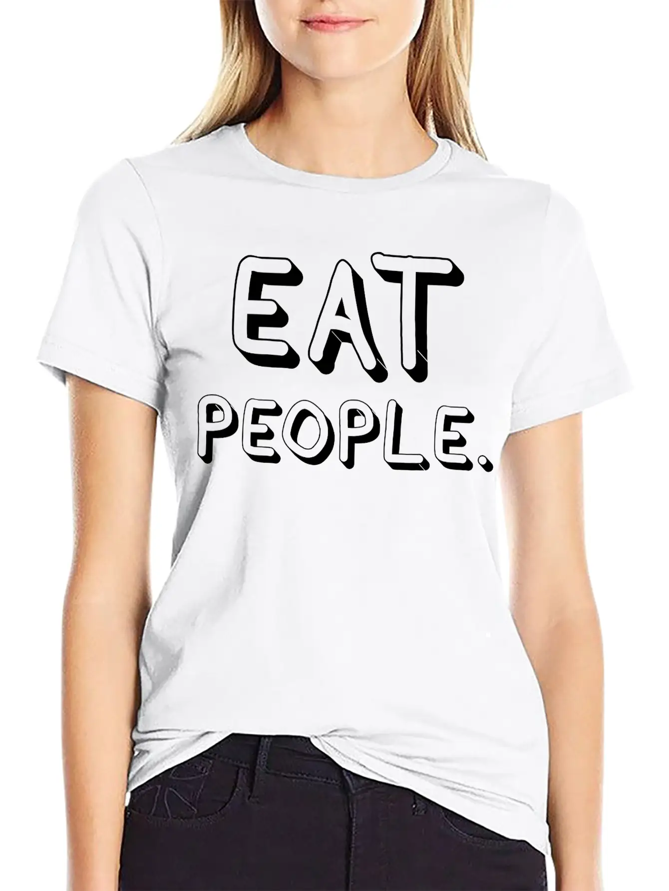 Eat People Essential Cotton Tee For Daily Outfits – Unisex Style