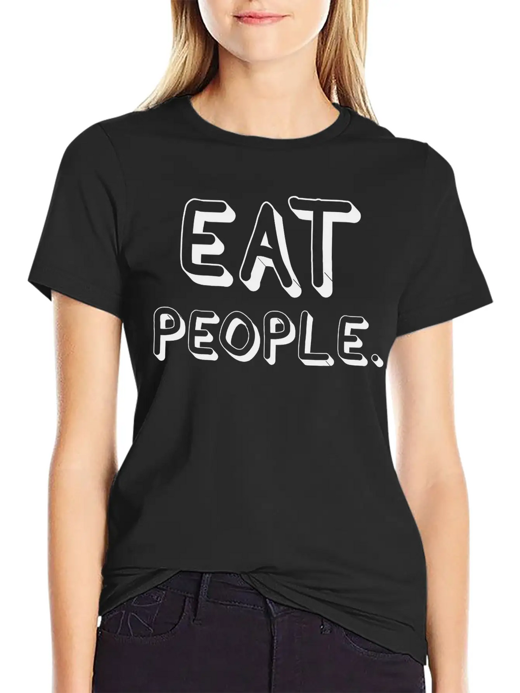 Eat People Essential Cotton Tee For Daily Outfits – Unisex Style