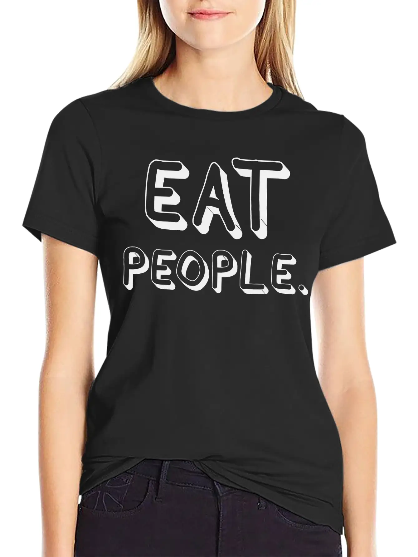 Eat People Essential Cotton Tee For Daily Outfits – Unisex Style