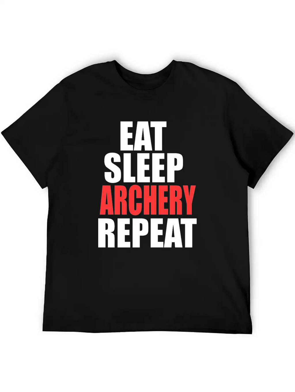 Eat Sleep Archery Repeat Gift Nature Arrow Bow Stylish Everyday T-Shirt – Unisex Basic Cotton Tee