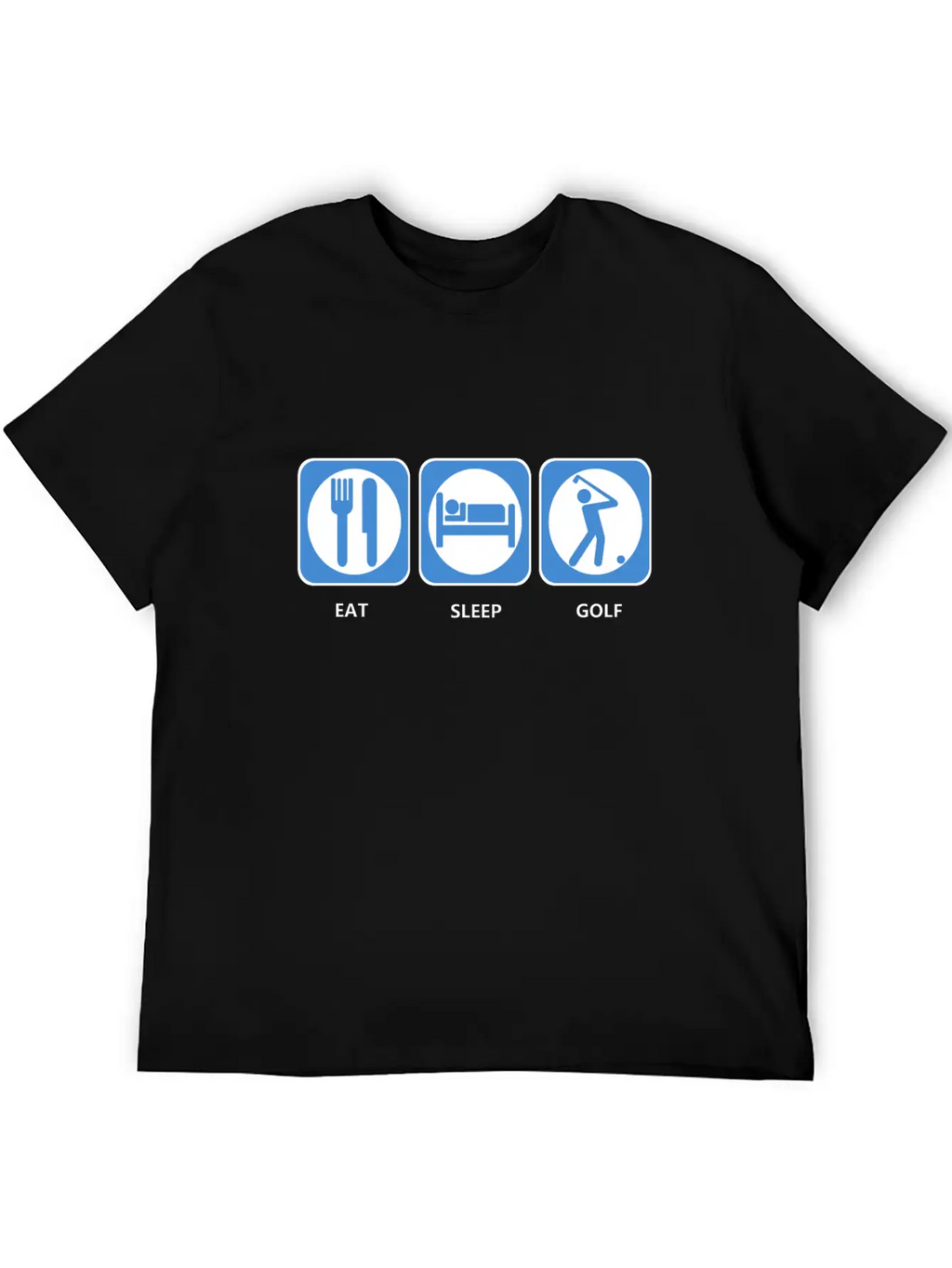 Eat Sleep Golf Casual Graphic T-Shirt – Simple And Comfortable Daily Wear