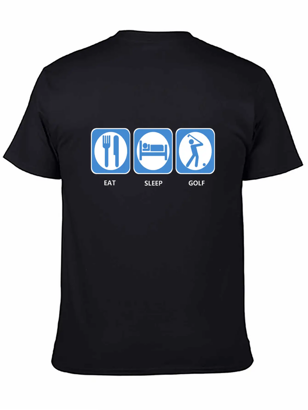 Eat Sleep Golf Casual Graphic T-Shirt – Simple And Comfortable Daily Wear