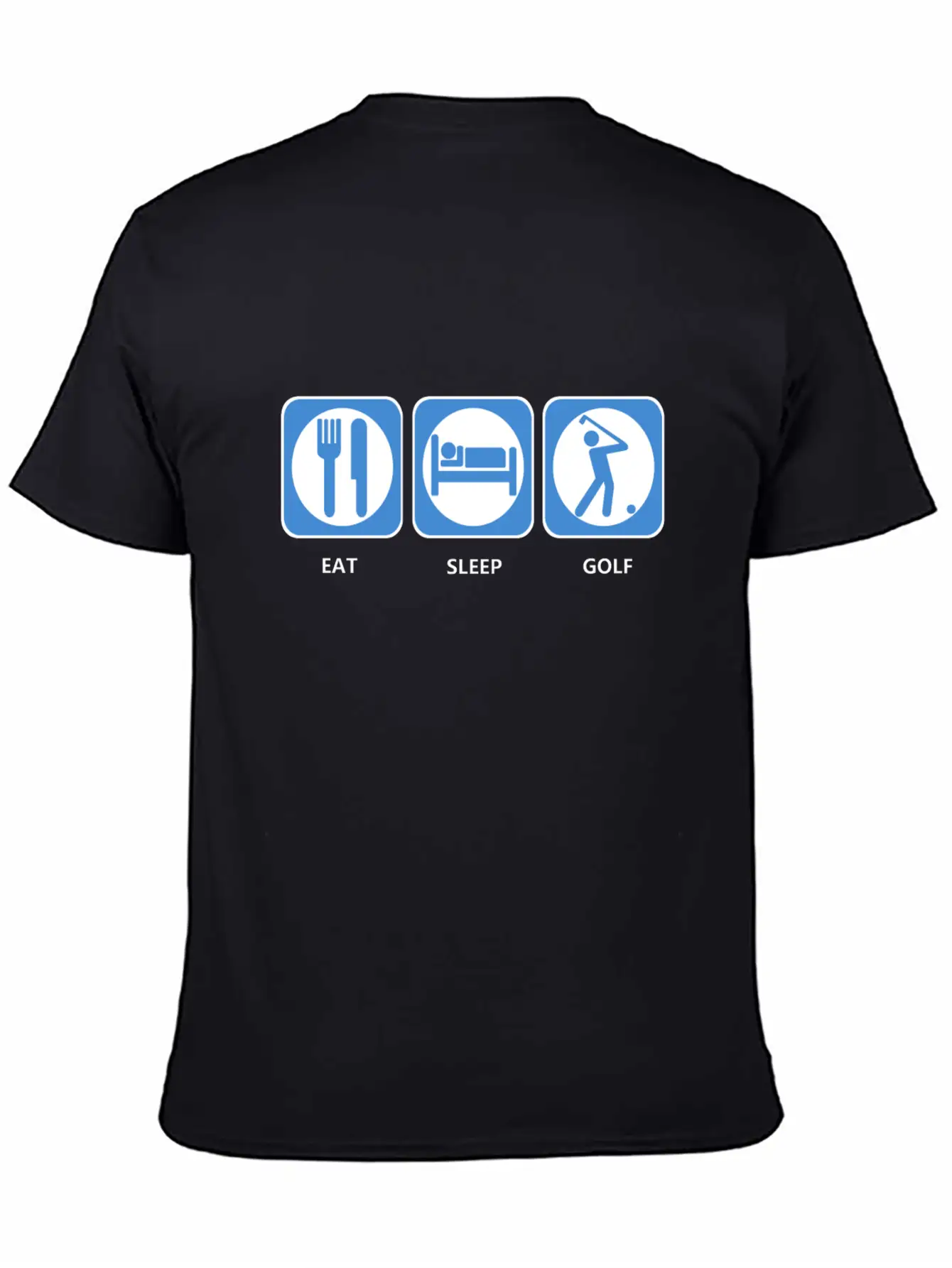 Eat Sleep Golf Casual Graphic T-Shirt – Simple And Comfortable Daily Wear