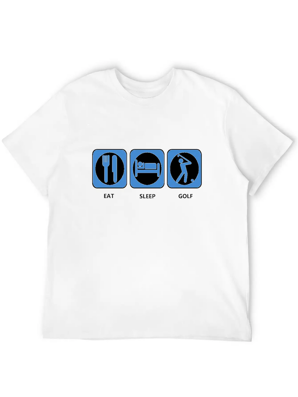 Eat Sleep Golf Casual Graphic T-Shirt – Simple And Comfortable Daily Wear