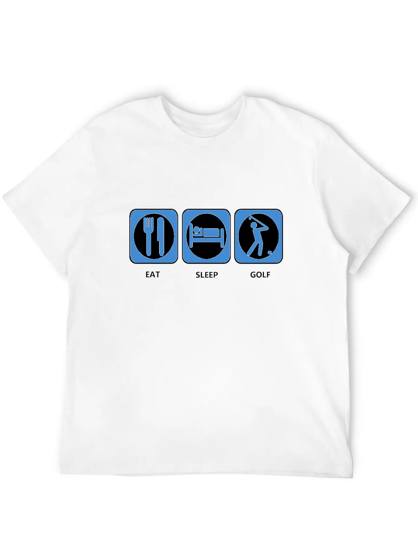 Eat Sleep Golf Casual Graphic T-Shirt – Simple And Comfortable Daily Wear
