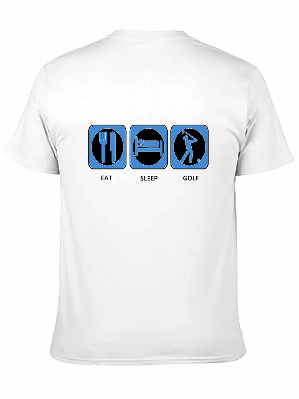 Eat Sleep Golf Casual Graphic T-Shirt – Simple And Comfortable Daily Wear