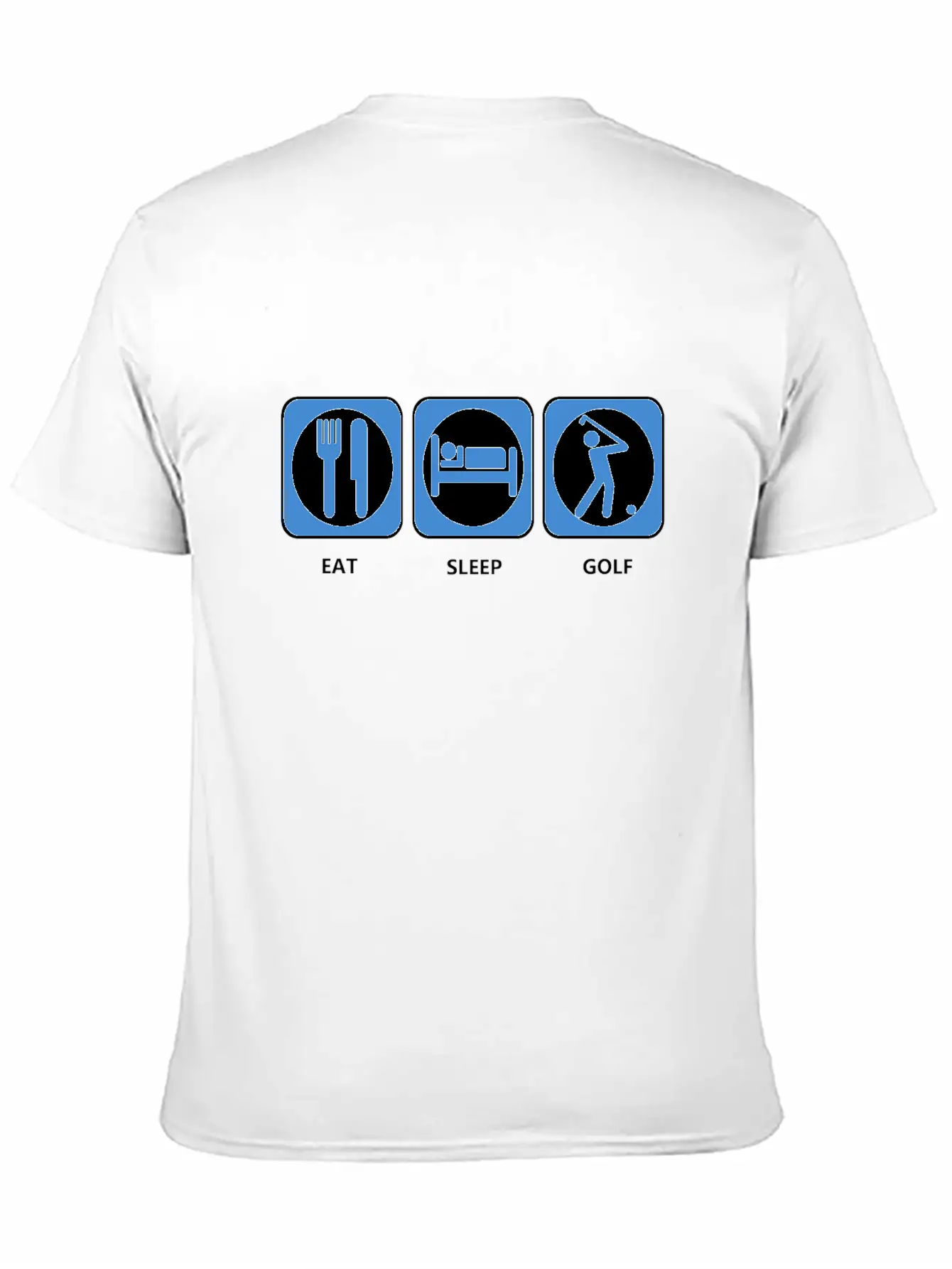 Eat Sleep Golf Casual Graphic T-Shirt – Simple And Comfortable Daily Wear