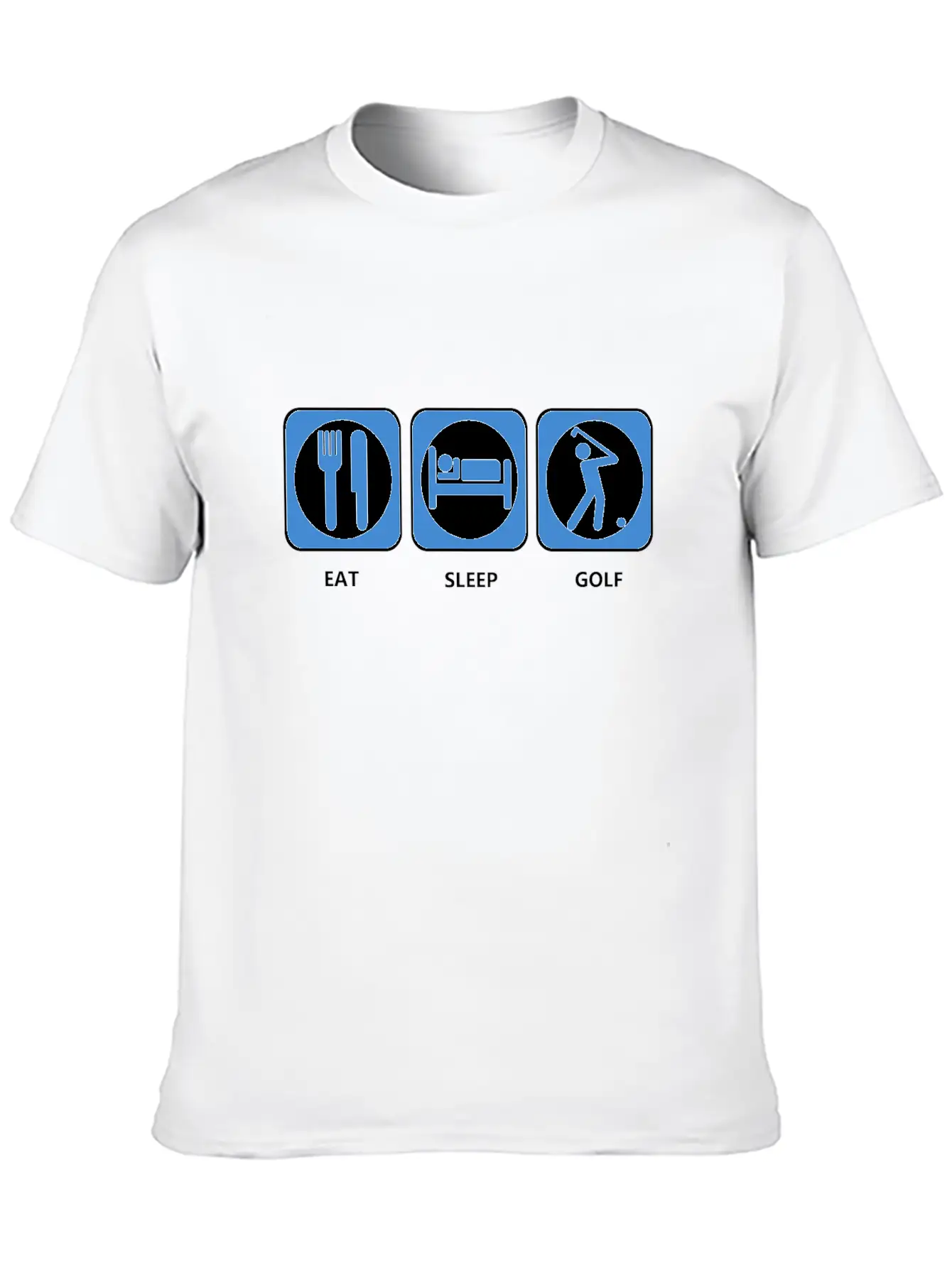 Eat Sleep Golf Casual Graphic T-Shirt – Simple And Comfortable Daily Wear