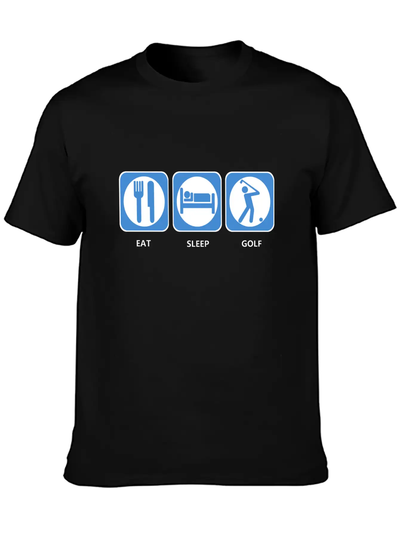 Eat Sleep Golf Casual Graphic T-Shirt – Simple And Comfortable Daily Wear