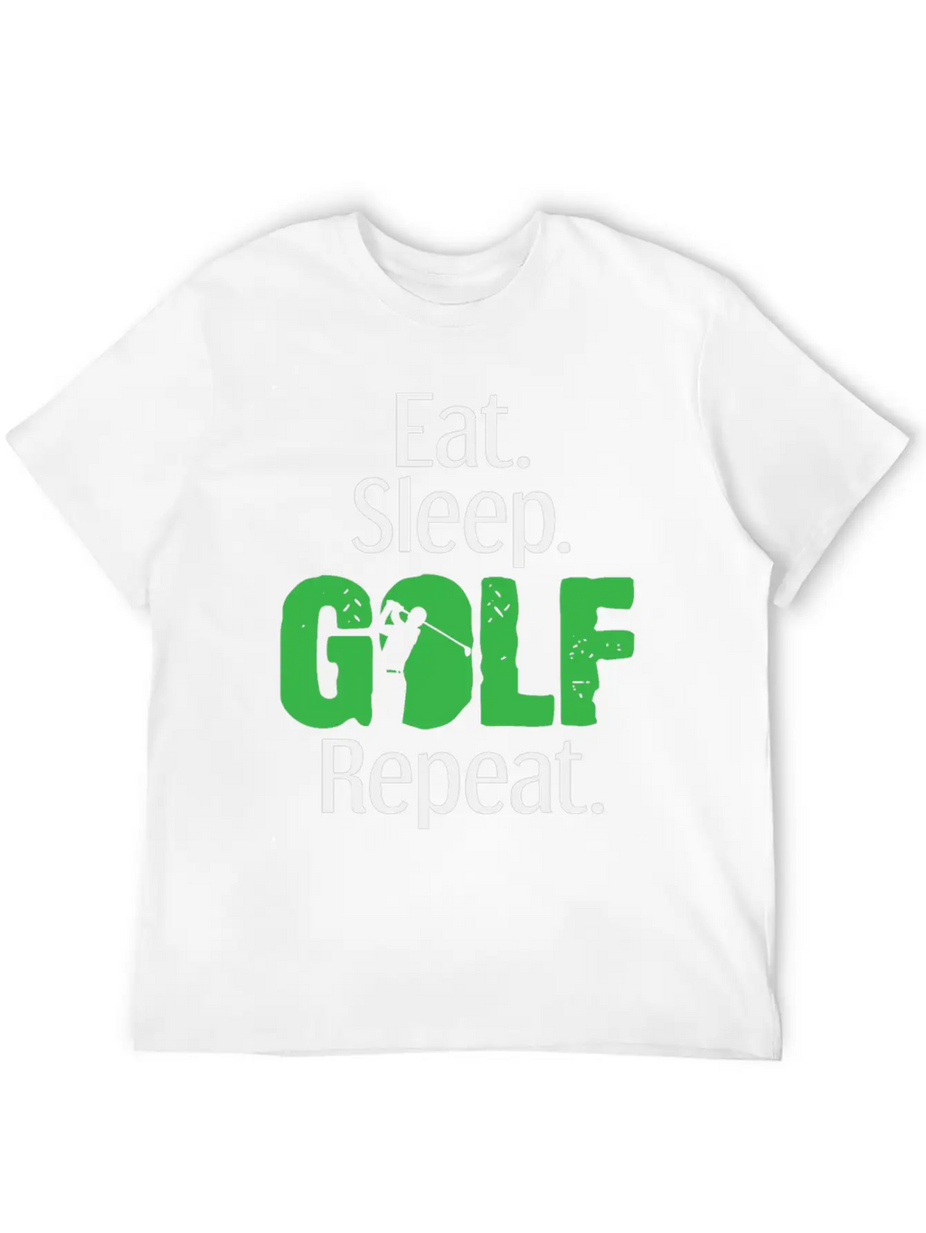 Eat Sleep Golf Golfing Golfer Club Caddy Golfers Essential Cotton Tee For Daily Outfits – Unisex Style