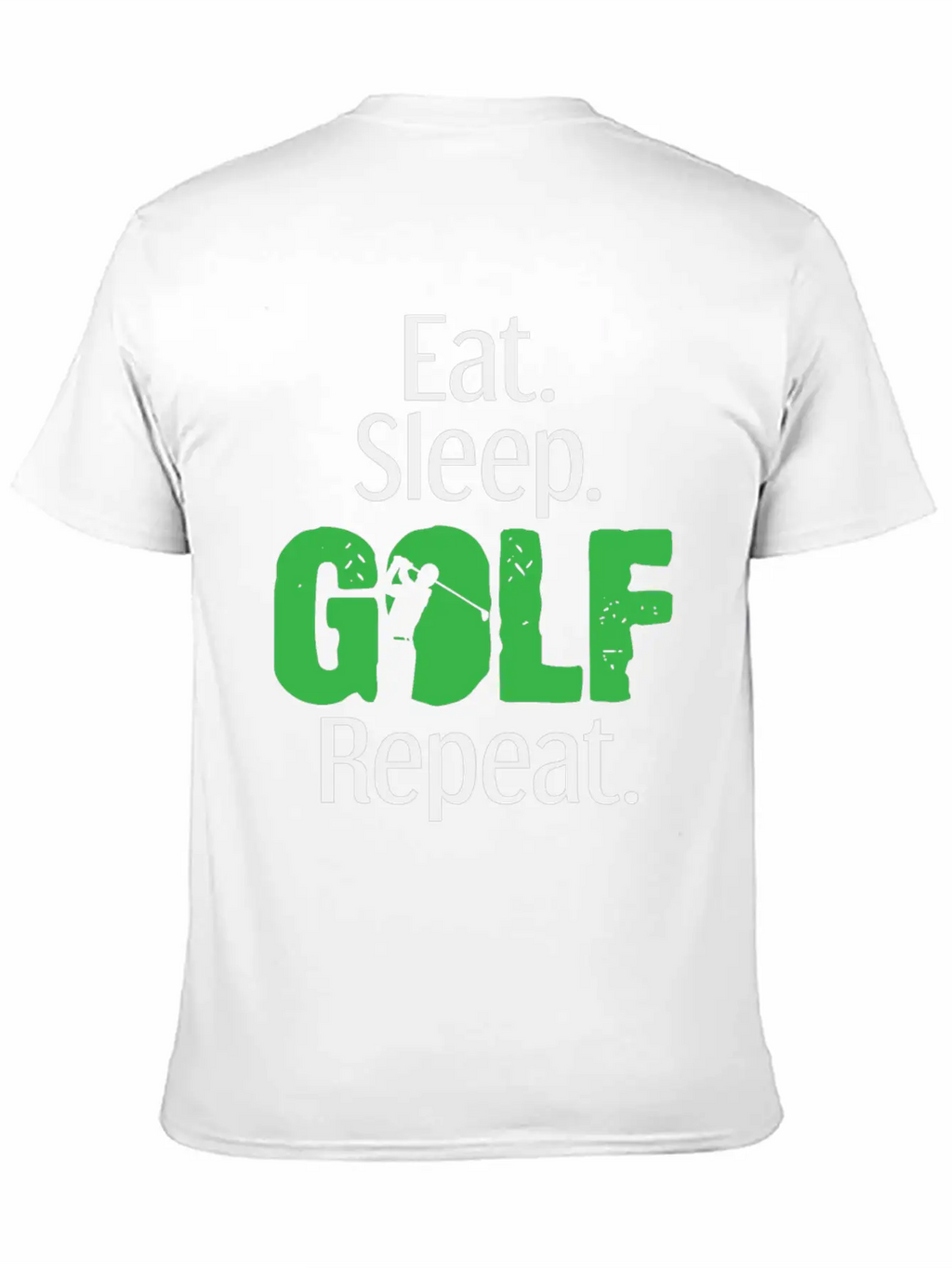 Eat Sleep Golf Golfing Golfer Club Caddy Golfers Essential Cotton Tee For Daily Outfits – Unisex Style