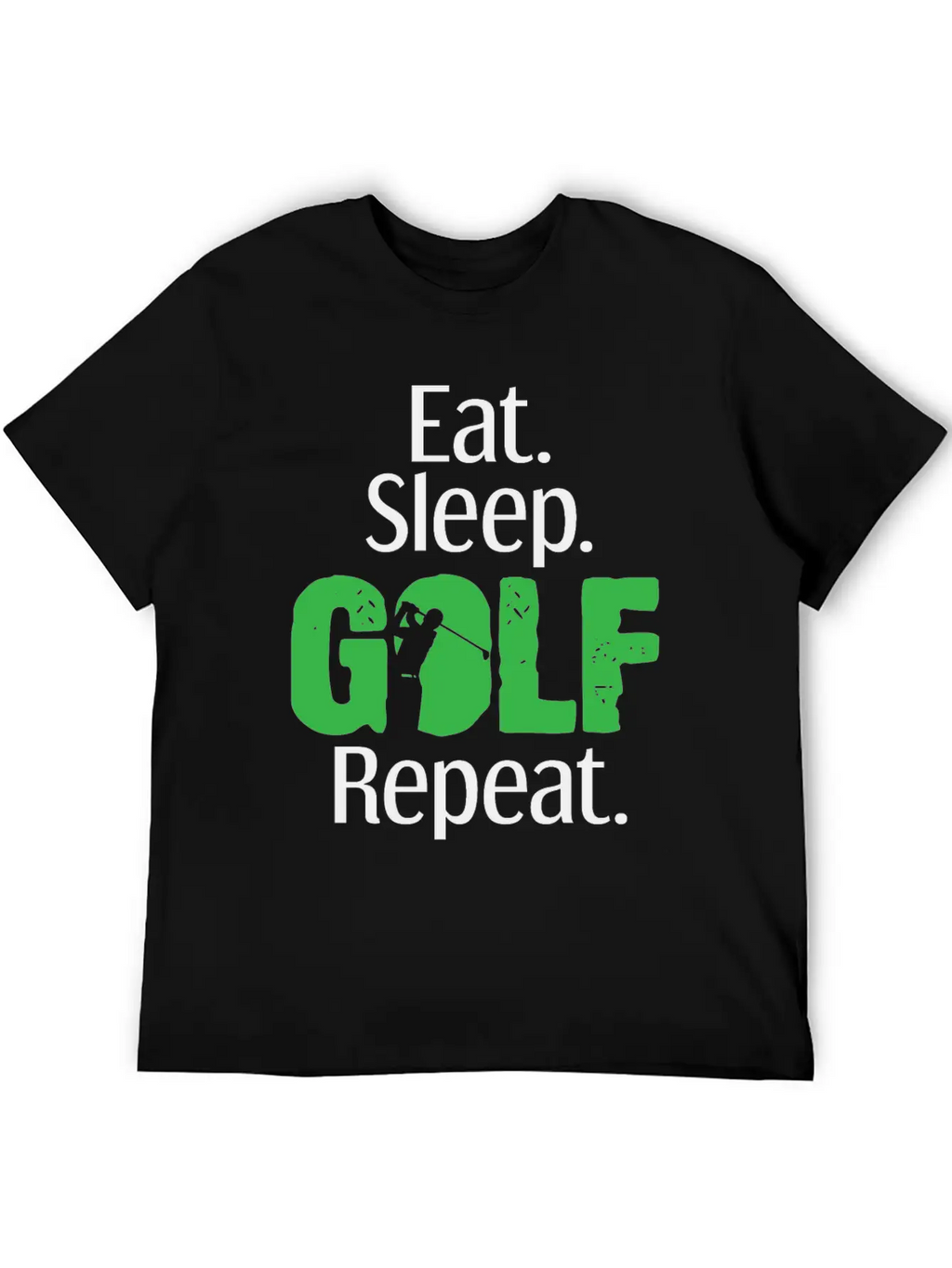 Eat Sleep Golf Golfing Golfer Club Caddy Golfers Essential Cotton Tee For Daily Outfits – Unisex Style
