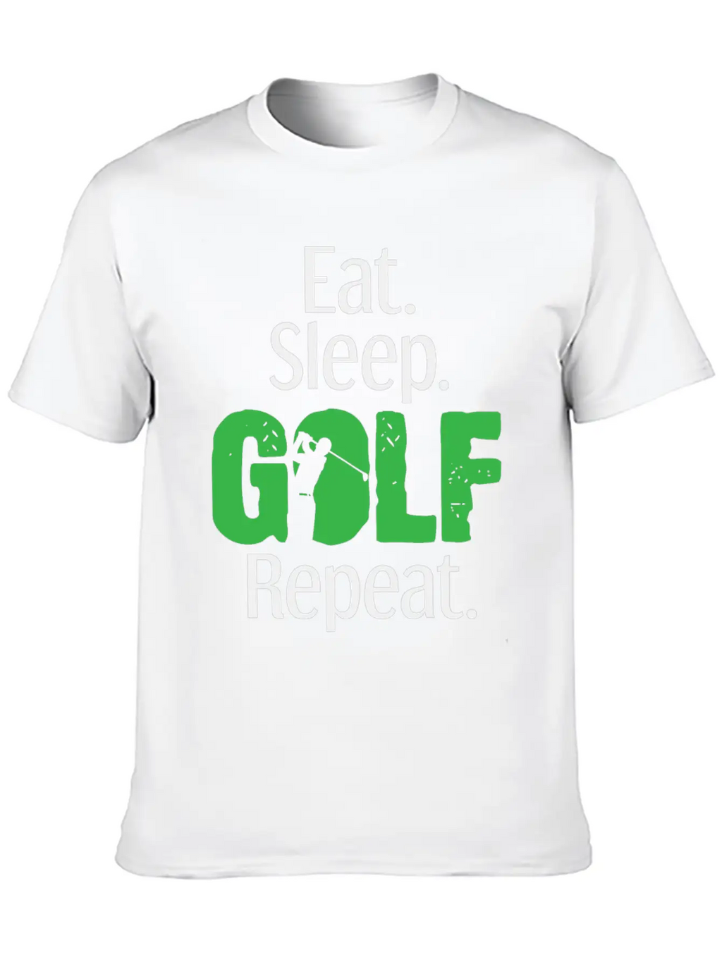 Eat Sleep Golf Golfing Golfer Club Caddy Golfers Essential Cotton Tee For Daily Outfits – Unisex Style