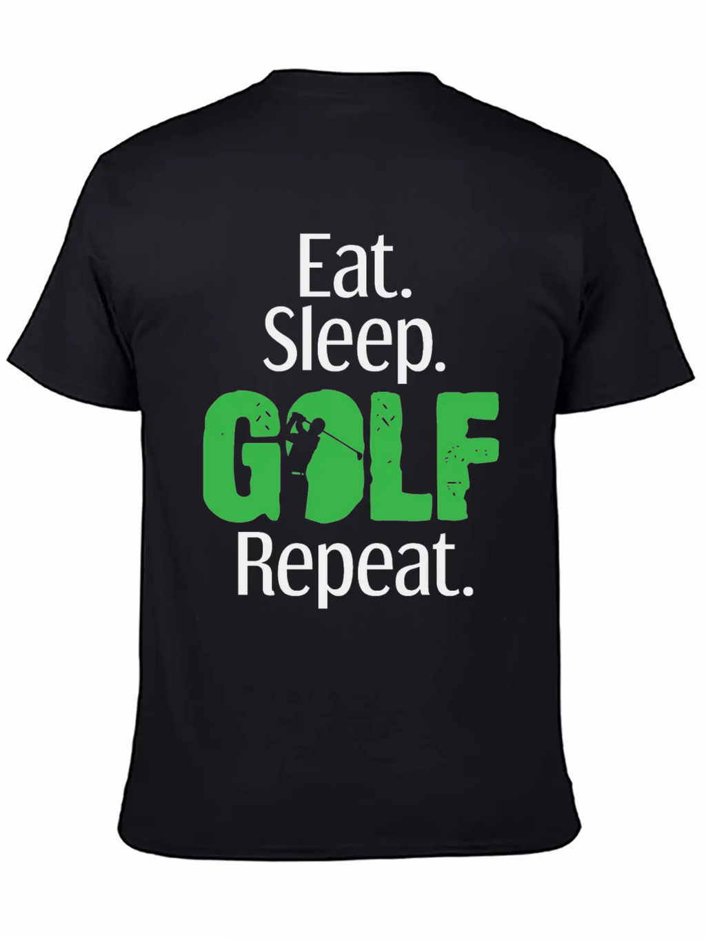 Eat Sleep Golf Golfing Golfer Club Caddy Golfers Essential Cotton Tee For Daily Outfits – Unisex Style