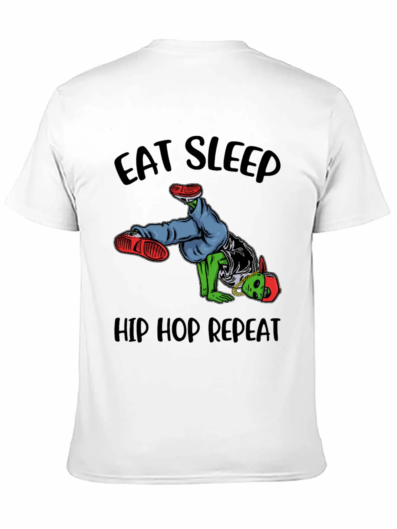 Eat Sleep Hip Hop Funny Hip Hop Gift Essential Cotton Tee For Daily Outfits – Unisex Style
