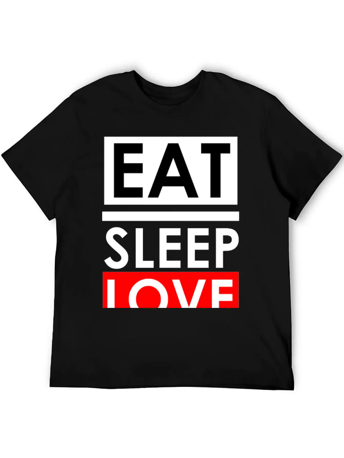 Eat Sleep Repeat Breathable Soft Cotton T-Shirt – Timeless Casual Look